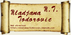 Mlađana Todorović vizit kartica